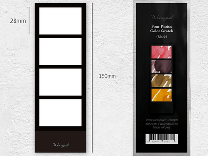 Four Photos Color Swatch Cards - 30 - ColorSwatch