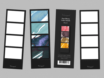 Four Photos Color Swatch Cards - 30 - ColorSwatch