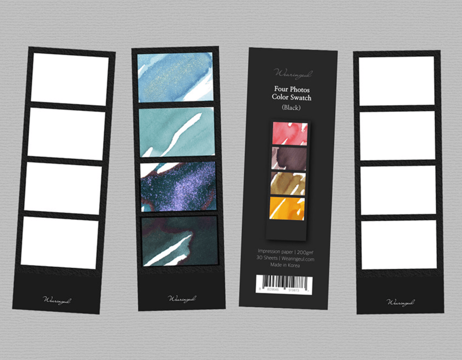 Four Photos Color Swatch Cards - 30 - ColorSwatch