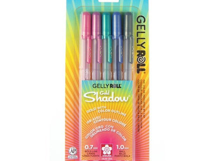 Gelly Roll Gold Shadow - Set de 5 - ColorSwatch