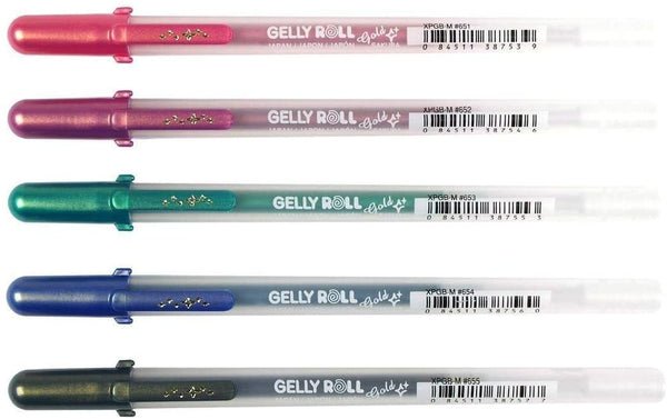 Gelly Roll Gold Shadow - Set de 5 - ColorSwatch