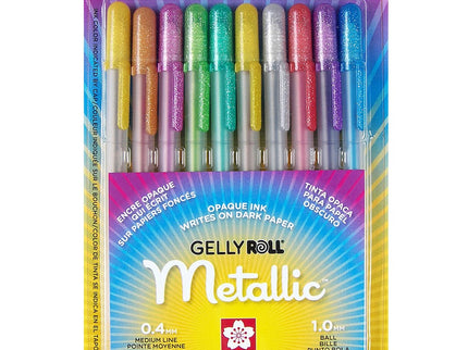 Gelly Roll Metallic - Set de 10 - ColorSwatch