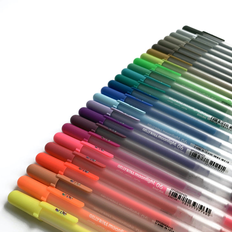 Gelly Roll Moonlight 0.6 - Set de 25 - ColorSwatch