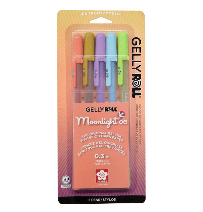 Gelly Roll Moonlight 0.6 - Set de 5 - Daylight - ColorSwatch