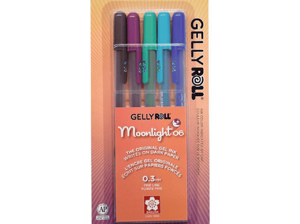 Gelly Roll Moonlight 0.6 - Set de 5 - Twilight - ColorSwatch