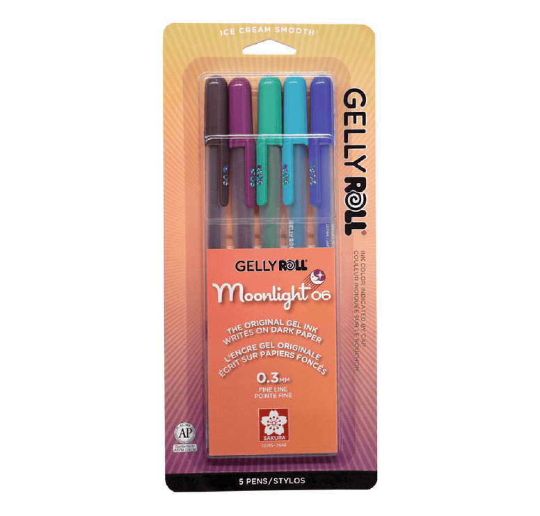 Gelly Roll Moonlight 0.6 - Set de 5 - Twilight - ColorSwatch