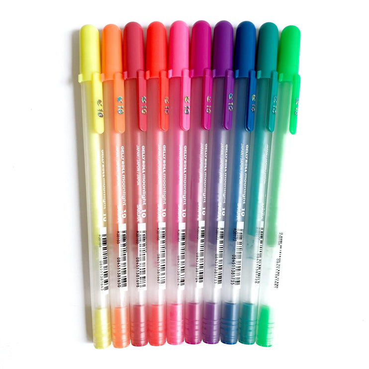 Gelly Roll Moonlight 1.0 - Set de 10 - ColorSwatch