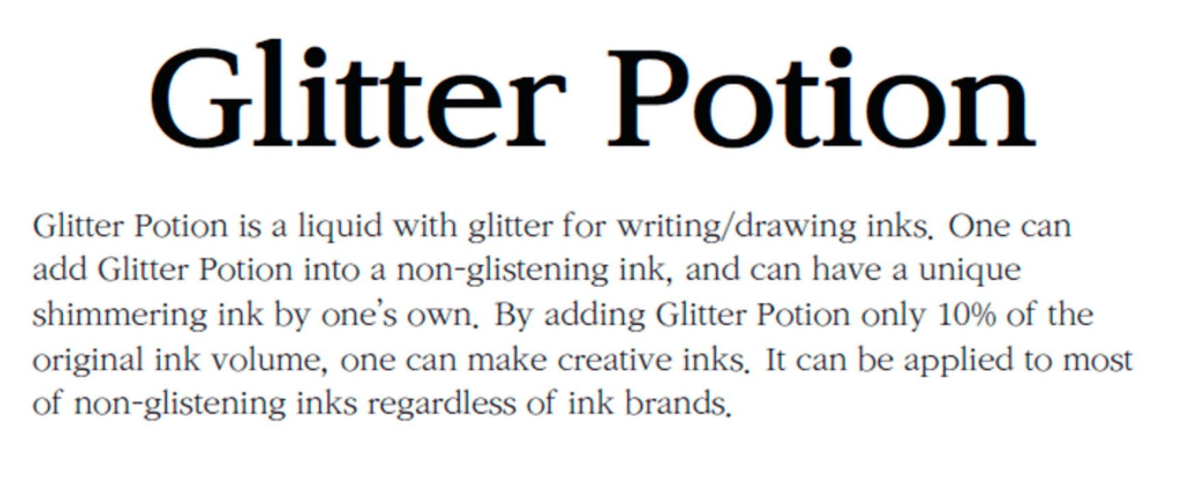 Glitter Potion - Heart - ColorSwatch