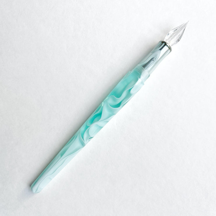 Dip Pen con Tapadera - Swirl Aqua