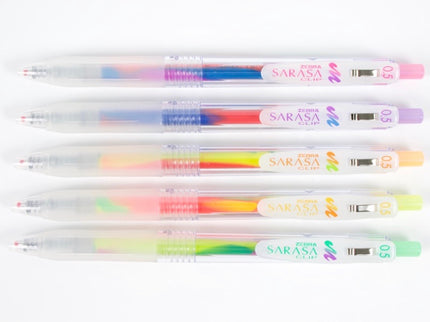 Sarasa Clip - Marble - Set de 5