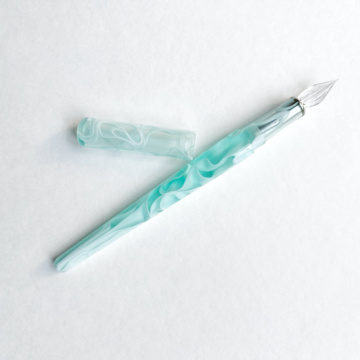 Dip Pen con Tapadera - Swirl Aqua