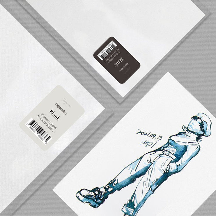 Impression Paper A4 - 25 hojas - En Blanco - ColorSwatch