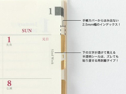 Index Labels - Dorado con Numeros - ColorSwatch