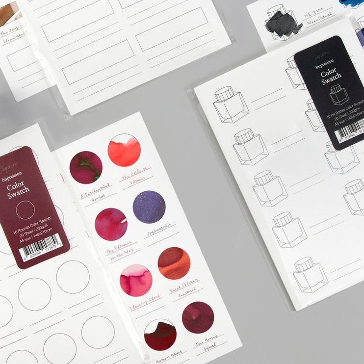 Ink Swatch - Impression Paper A5 - Frascos - ColorSwatch
