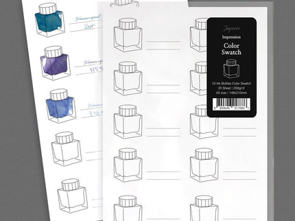 Ink Swatch - Impression Paper A5 - Frascos - ColorSwatch