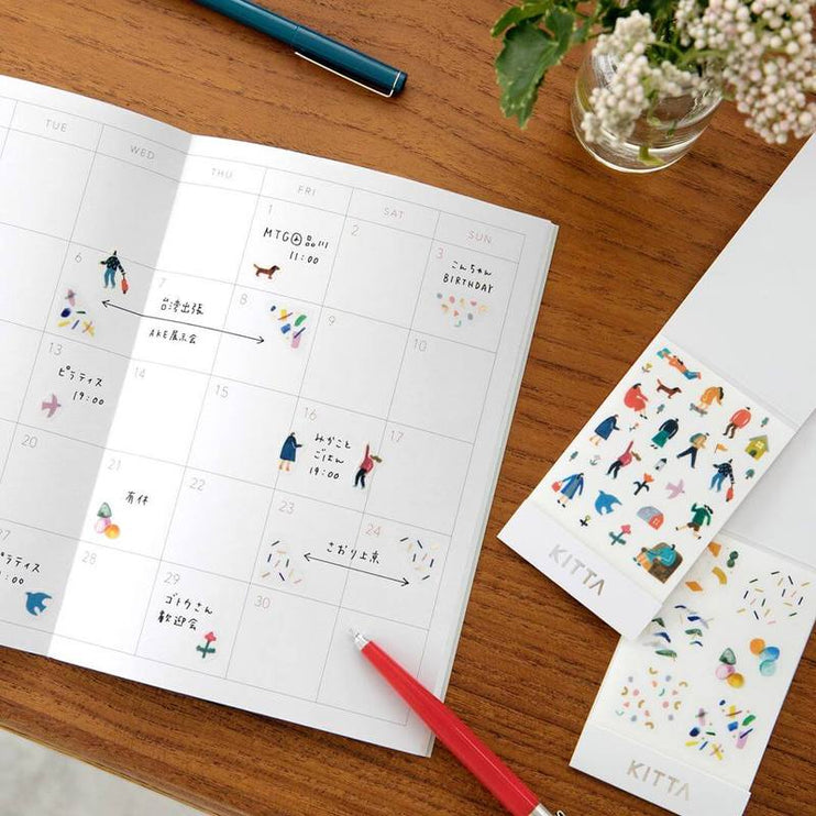 Kitta - Seal Stickers - Cat - ColorSwatch