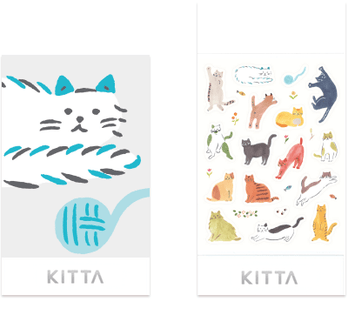 Kitta - Seal Stickers - Cat - ColorSwatch