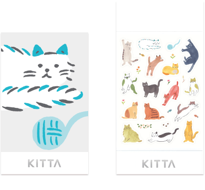 Kitta - Seal Stickers - Cat - ColorSwatch