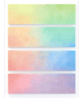 Kitta - Washi Strips - Aurora - ColorSwatch