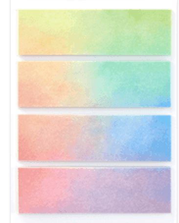 Kitta - Washi Strips - Aurora - ColorSwatch