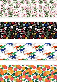 Kitta - Washi Strips - Pattern - ColorSwatch