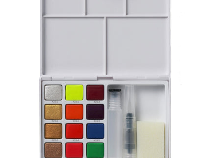 Koi Acuarelas - Pocket Field Set 12 - Perladas - ColorSwatch