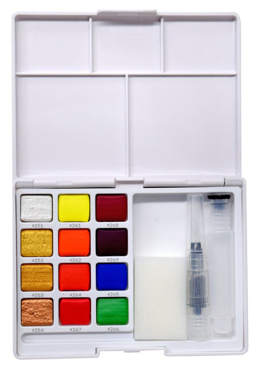 Koi Acuarelas - Pocket Field Set 12 - Perladas - ColorSwatch