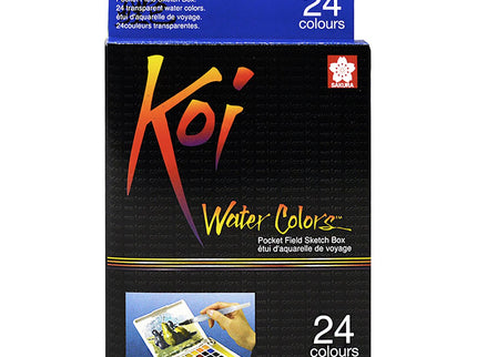 Koi Acuarelas - Pocket Field Set 24 - Clásicos - ColorSwatch