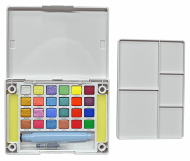 Koi Acuarelas - Pocket Field Set 24 - Perladas - ColorSwatch