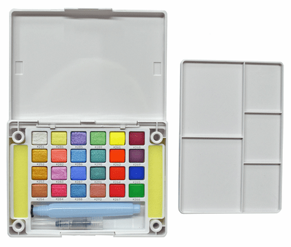 Koi Acuarelas - Pocket Field Set 24 - Perladas - ColorSwatch