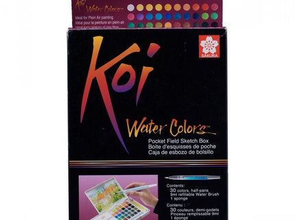 Koi Acuarelas - Pocket Field Set 30 - Clásicos - ColorSwatch