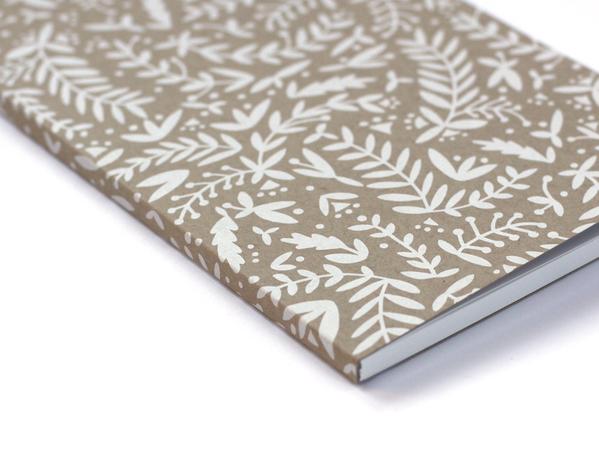 Cuaderno  - Nature Pattern - Kraft