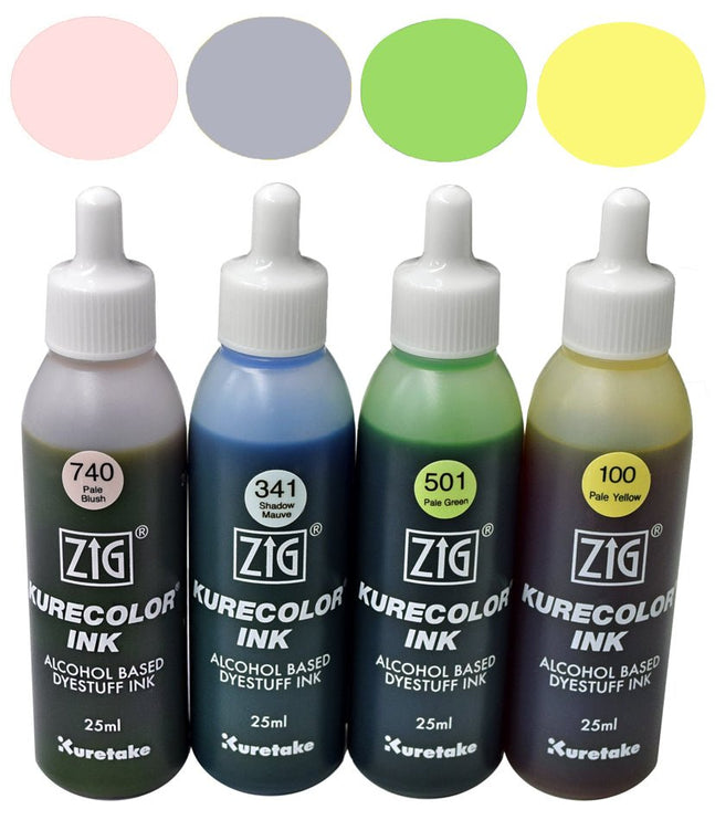 Kurecolor - Alcohol Ink - Pastel - ColorSwatch