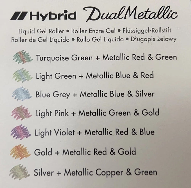 Lapiceros Hybrid Dual Metallic Glitter - (Unidad) - ColorSwatch