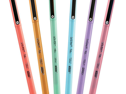 Le Pen Flex Brushpens - Set de 6 - Pastel - ColorSwatch