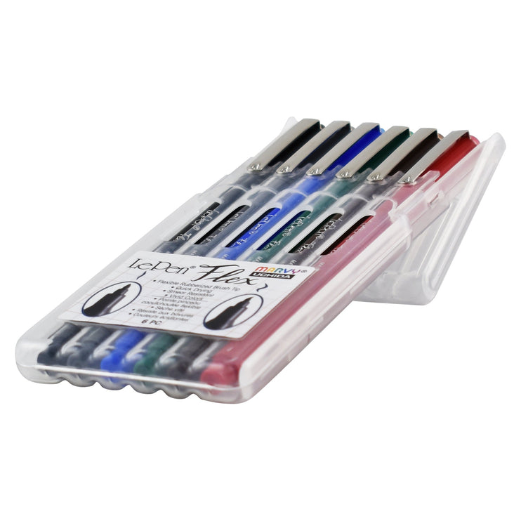 Le Pen Flex Brushpens - Set de 6 - Primary - ColorSwatch