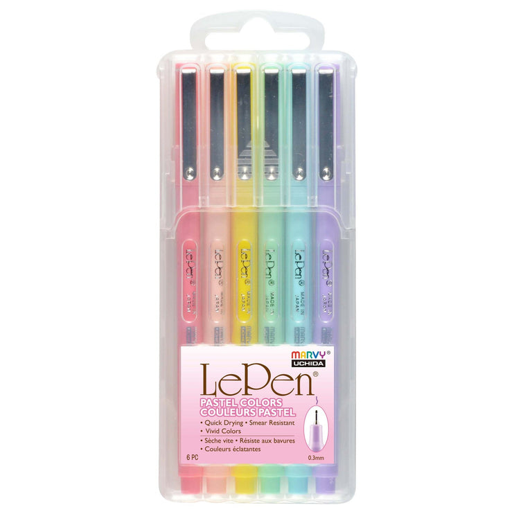 Le Pen - Set de 6 - Pastel - ColorSwatch