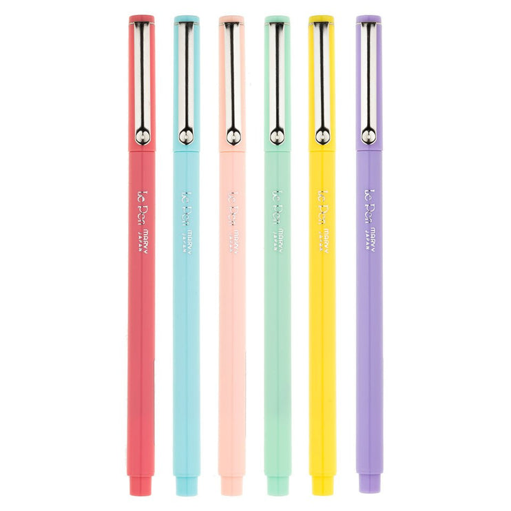 Le Pen - Set de 6 - Pastel - ColorSwatch