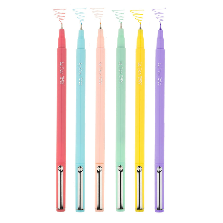 Le Pen - Set de 6 - Pastel - ColorSwatch