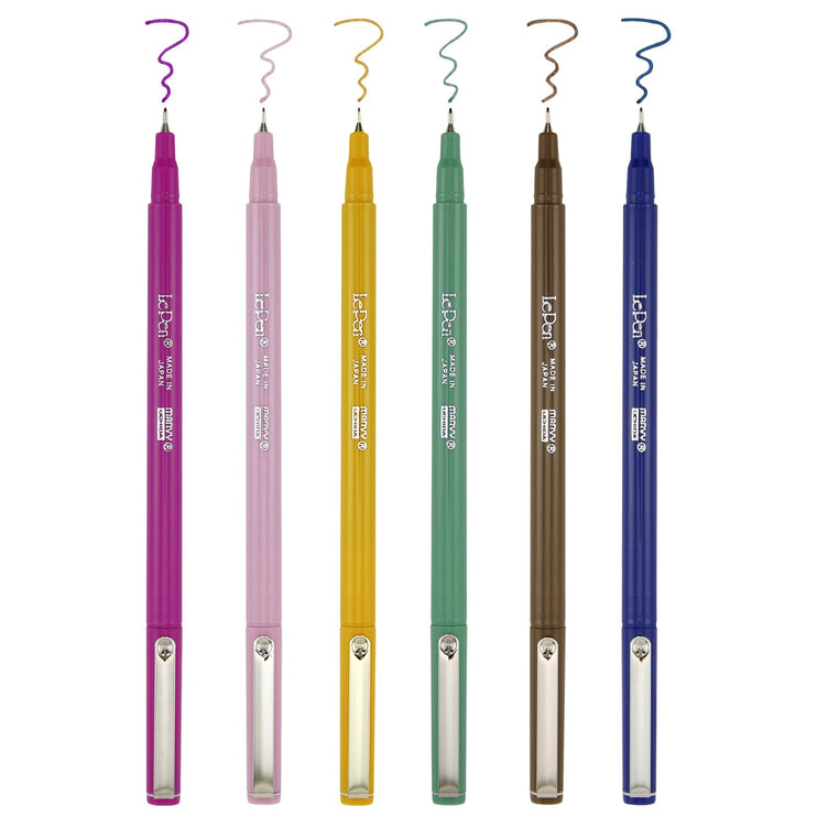 Le Pen - Set de 6 - Retro - ColorSwatch