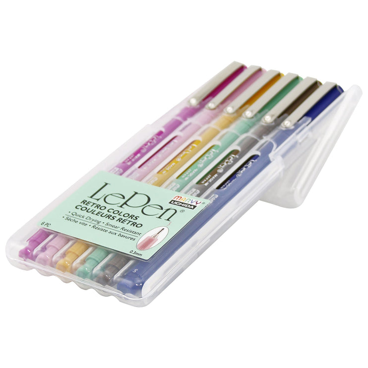 Le Pen - Set de 6 - Retro - ColorSwatch