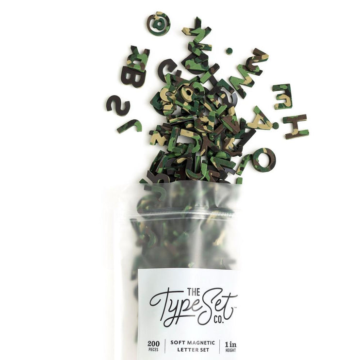 Letras Magnéticas - Camo Confetti - ColorSwatch