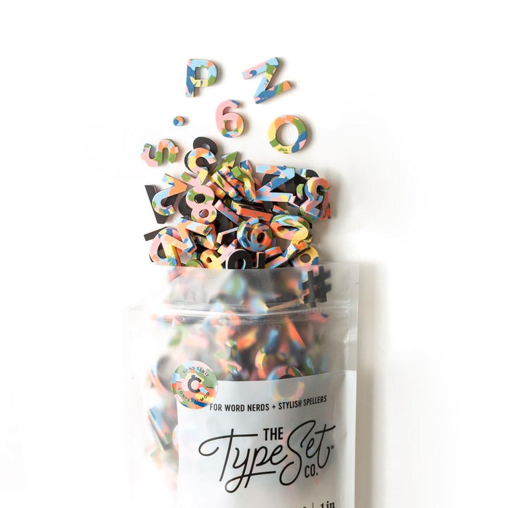 Letras Magnéticas - Confetti Mod - ColorSwatch