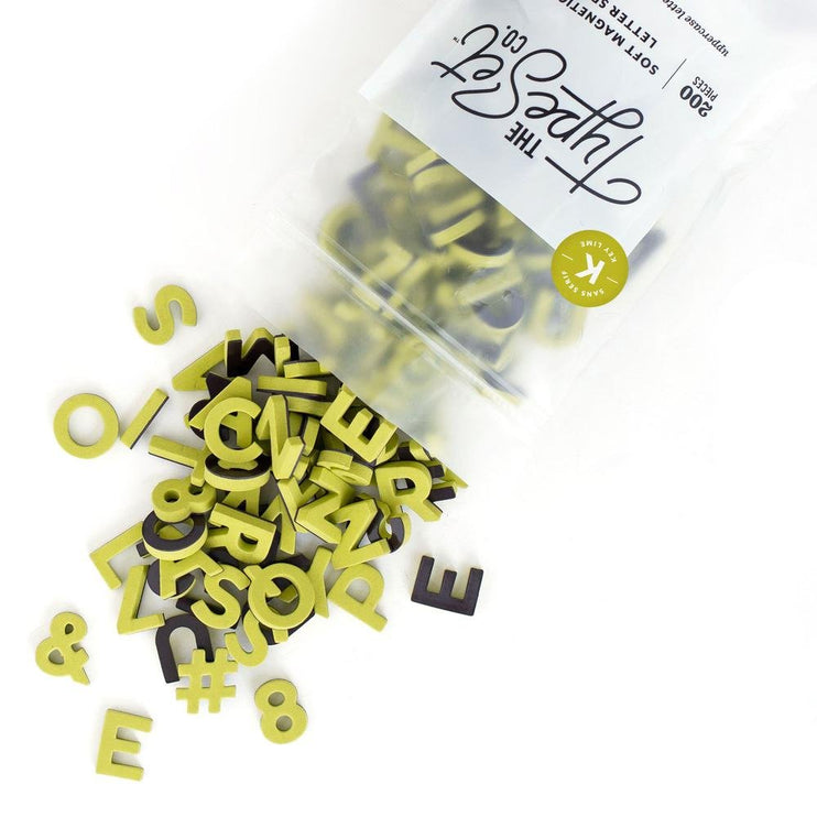 Letras Magnéticas - Key Lime - ColorSwatch