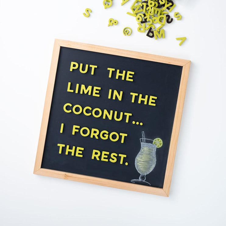 Letras Magnéticas - Key Lime - ColorSwatch