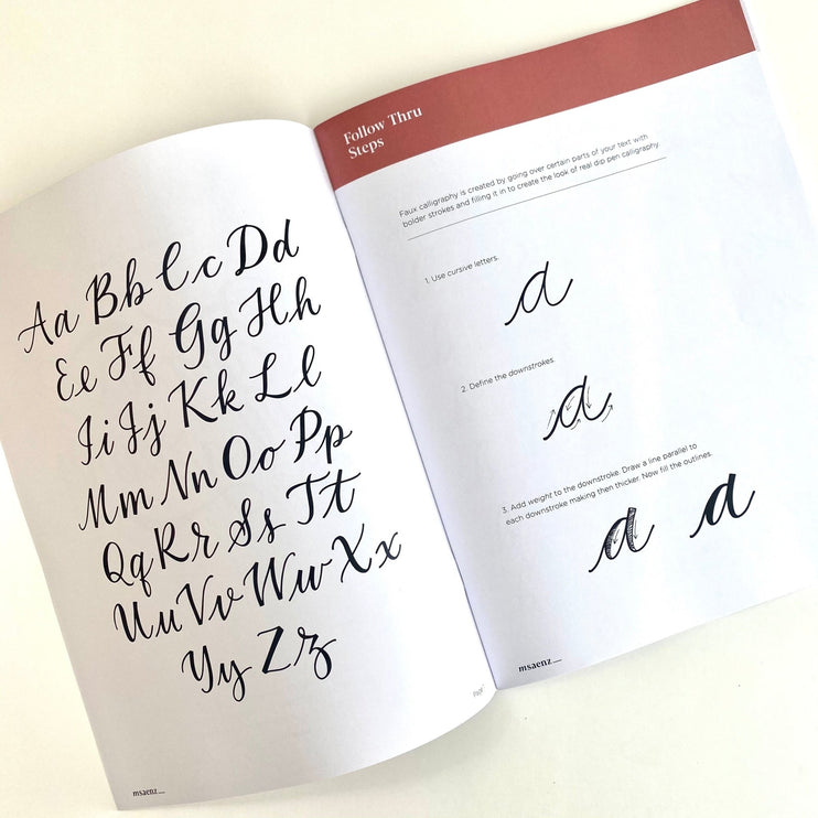 Lettering para Principiantes - Folleto - ColorSwatch