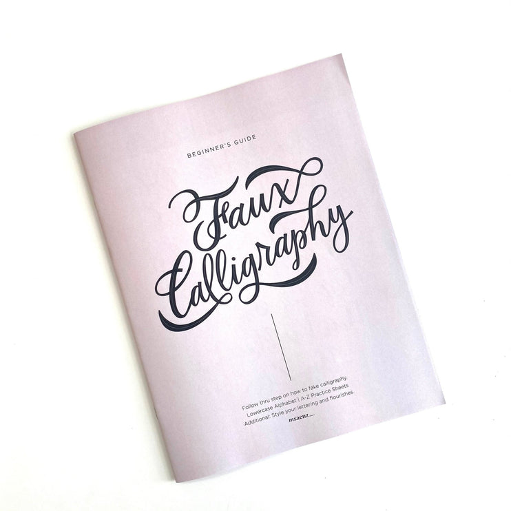 Lettering para Principiantes - Folleto - ColorSwatch