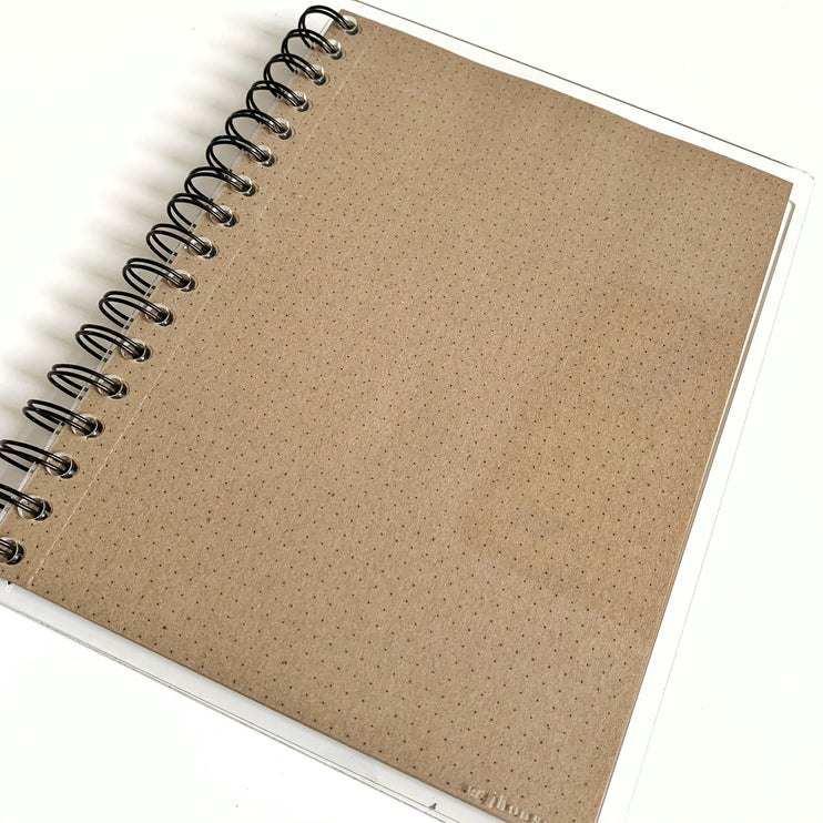 Libreta Acrílica - Papel Kraft - Puntos - ColorSwatch