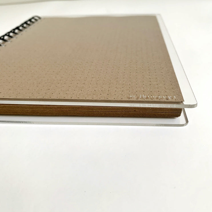 Libreta Acrílica - Papel Kraft - Puntos - ColorSwatch