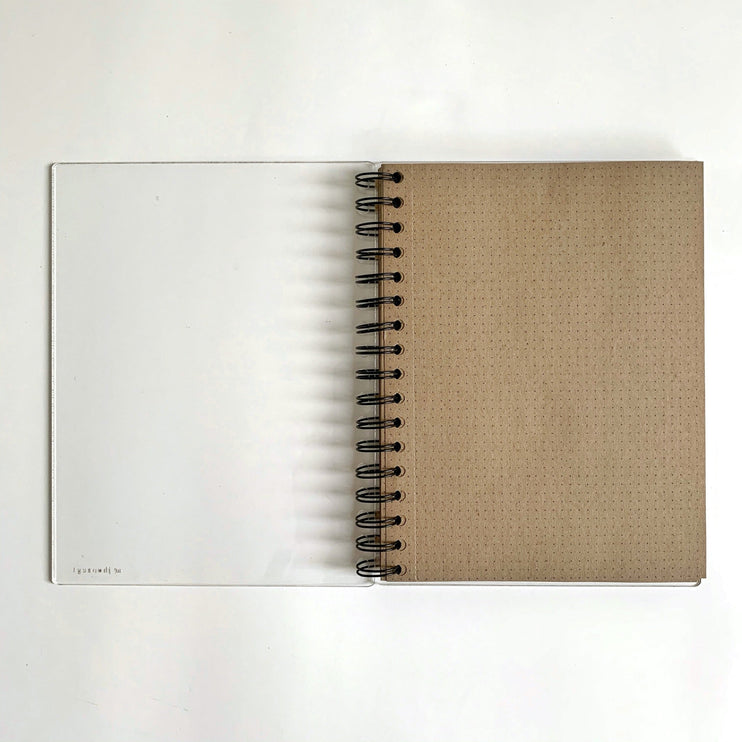 Libreta Acrílica - Papel Kraft - Puntos - ColorSwatch